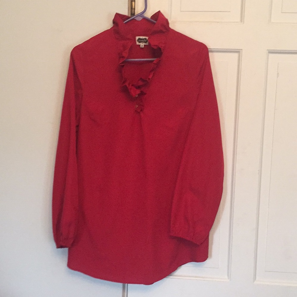 Crimson Mud Pie Blouse